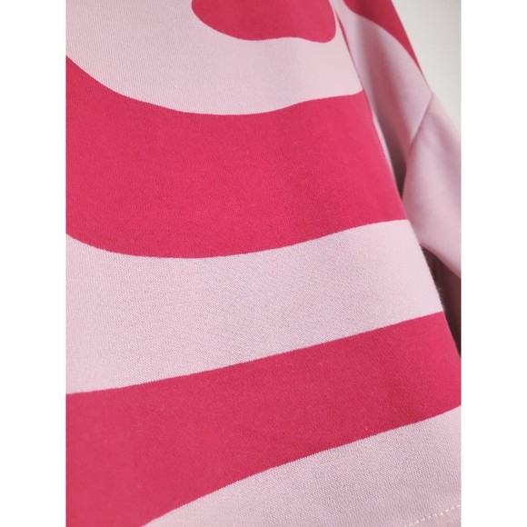 Cider Cropped Red Swirl Dusty Pink Hoodie - Picture 13 of 14